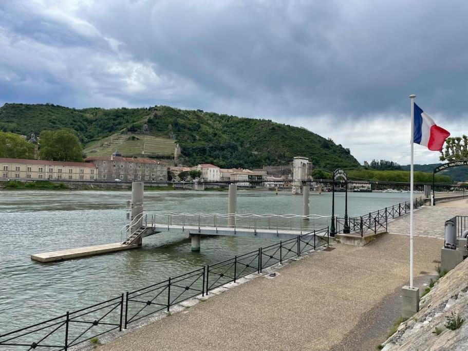 Villa La Batellerie, Vue Sur Rhone Tain-lʼHermitage Exterior foto